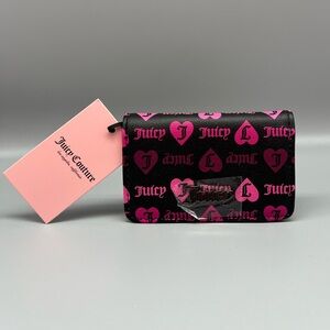 Juicy couture girls just wanna have fun elongated bifold wallet